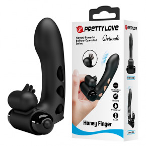 Baile | Насадка на палець - Pretty Love Orlando Honey Finger Vibrator Black. Цена: 719 грн
