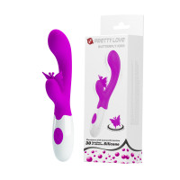 Baile | Вібратор - Pretty Love Butterfly Kiss Vibrator Purple. Ціна 942 грн