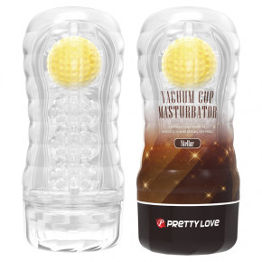 Baile | Мастурбатор - Pretty Love Vacuum Cup Masturbator Stellar Yellow. Цена: 657 грн