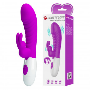 Baile | Вібратор - Pretty Love Naughty Bunny Vibrator Purple. Цена: 742 грн