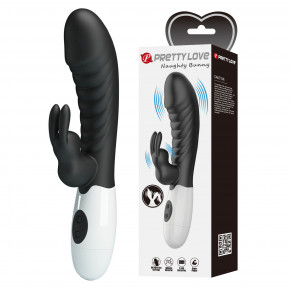 Baile | Вібратор - Pretty Love Naughty Bunny Vibrator Black. Цена: 742 грн