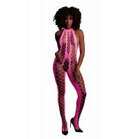 SHOTS | Бодістокінг - Ouch! Bodystocking With Halterneck Pink, XS/XL. Цена 698 грн