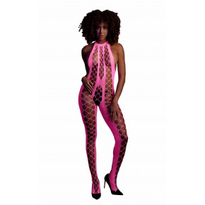 SHOTS | Бодістокінг - Ouch! Bodystocking With Halterneck Pink, XS/XL. Цена: 897 грн