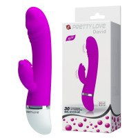 Baile | Вібратор - Pretty Love David Vibrator Purple. Ціна 1342 грн