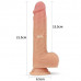 Lovetoy | Вібратор - Dual-Layered Silicone Rotating Cock With Vibration Liam 8.5