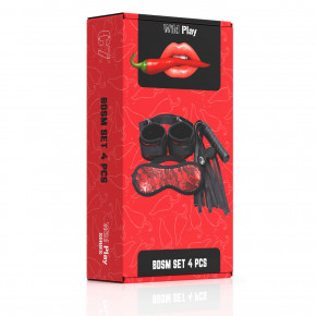 Набір БДСМ - Erospace Wild Play BDSM Set 4 pcs C7 Набір БДСМ - Erospace Wild Play BDSM Set 4 pcs C7