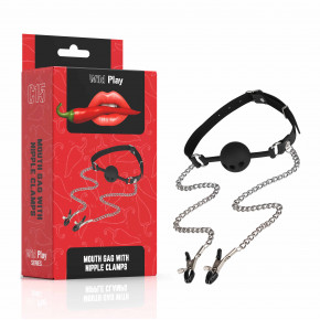 Erospace | Набір БДСМ - Erospace Wild Play Mouth Gag With Nipple Clamps C15. Цена: 611 грн