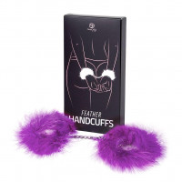 Secret Play | Наручники - Secret Play Feather Handcuffs Purple. Цена 516 грн