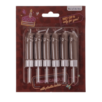 Свічки у вигляді пеніса Penis Candles Brown, 6 шт. Свічки у вигляді пеніса Penis Candles Brown, 6 шт.