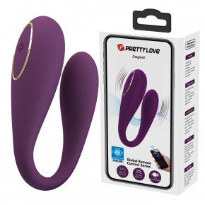 Baile | Вібратор - Pretty Love August Stimulator Dark Purple (App). Цена: 2 712 грн