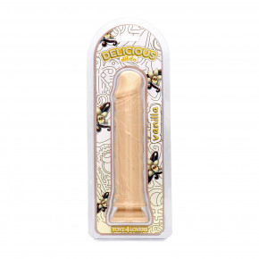 MSX Distribution | Фалоімітатор з ароматом ванілі - Toyz4lovers Delicious Dildo Vanilla, 20 см. Цена: 758 грн