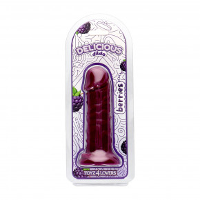 MSX Distribution | Фалоімітатор з ароматом ожини - Toyz4lovers Delicious Dildo Berries, 15 см. Ціна: 758 грн