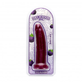 MSX Distribution | Фалоімітатор з ароматом ожини - Toyz4lovers Delicious Dildo Berries. 19,5 см. Ціна: 994 грн