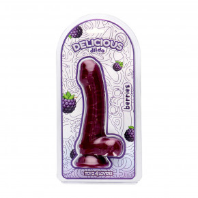 MSX Distribution | Фалоімітатор з ароматом ожини - Toyz4lovers Delicious Dildo Berries, 18,5 см. Ціна: 878 грн