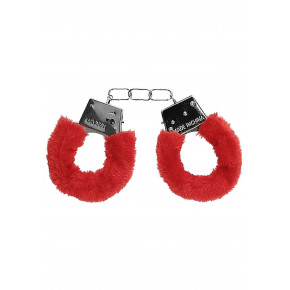 SHOTS | Наручники - Ouch! Beginner's Handcuffs Furry Red. Ціна: 516 грн