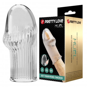 Насадка на член - Pretty Love Huel Penis Thicker Clear