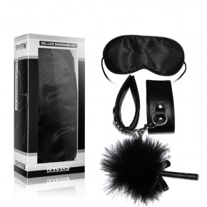 Lovetoy | Набір БДСМ - Deluxe Bondage Kit (маска, наручники, пір'їнка). Ціна: 1053 грн