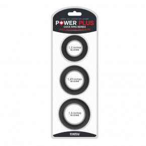 Lovetoy | Ерекційні кільця - Power Plus Soft Silicone Snug Ring Black. Цена: 396 грн