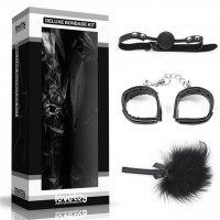 Lovetoy | Набір БДСМ - Deluxe Bondage Kit (кляп, наручники, пір'їнка). Цена 1 312 грн