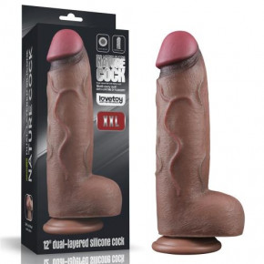 Lovetoy | Фалоімітатор - Dual-Layered Silicone Cock XXL 12