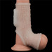 Lovetoy | Насадка на член - Vibrating Drip Knights Ring With Scrotum Sleeve White. Цена 999 грн. Фото: 7