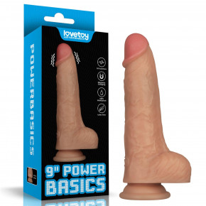 Lovetoy | Реалістичний вібратор - Vibrating Power Basics Cock 9