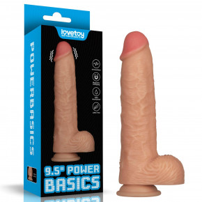Lovetoy | Реалістичний вібратор - Vibrating Power Basics Cock 9.5