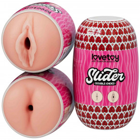 Lovetoy | Мастурбатор - Slider Double-Ended Masturbator Ass and Vagina Flesh. Цена: 708 грн