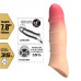 Baile | Насадка на член - Pretty Love Damell Penis Sleeve Flesh. Цена 298 грн. Фото: 1