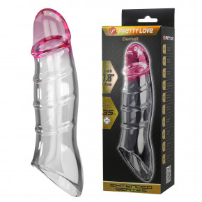 Baile | Насадка на член - Pretty Love Damell Penis Sleeve Tranparent. Цена: 298 грн