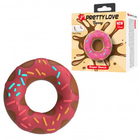 Baile | Ерекційне кільце - Pretty Love Berry Super Donut Silicone Cock Ring. Цена: 432 грн