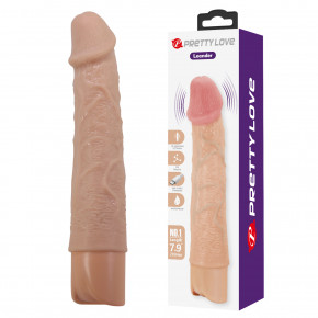 Baile | Реалістичний вібратор - Pretty Love Leander Realistic Vibrating Dildo Flesh. Цена: 760 грн