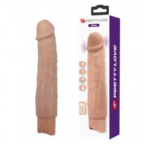 Baile | Реалістичний вібратор - Pretty Love Rufus Realistic Vibrating Dildo Flesh. Цена: 818 грн