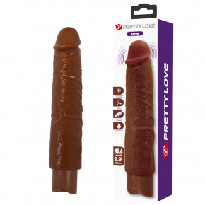 Baile | Реалістичний вібратор - Pretty Love Soren Realistic Vibrating Dildo Brown. Цена: 726 грн
