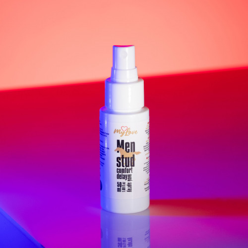 BOYS of TOYS | Пролонгуючий спрей-лубрикант для чоловіків - MyLove Men Stud Comfort Delay Med Spray, 50 мл. Ціна 602 грн. Фото: 2