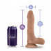 Blush Novelties | Фаллоимитатор Blush Novelties Au Naturel - Mister Perfect - Mocha 8.5" (21.6 см) с двойной плотностью. Цена 1 550 грн. Фото: 4