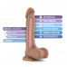 Blush Novelties | Фаллоимитатор Blush Novelties Au Naturel - Mister Perfect - Mocha 8.5" (21.6 см) с двойной плотностью. Цена 1 550 грн. Фото: 6