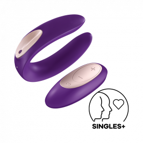 Satisfyer | Вібратор для пари Double Plus Remote. Ціна: 1647 грн