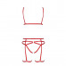 Passion | Комплект белья Passion Magali Set OpenBra Red. Цена 1 614 грн. Фото: 4