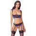 Abierta Fina | Комплект белья Shelf Bra purple 85B/L. Цена 4 750 грн. Фото: 2