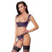 Abierta Fina | Бюстгальтер фиолетовый Shelf Bra purple 75B/S. Ціна 4275 грн. Фото: 3