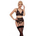 Abierta Fina | Комплект белья Bra Suspender Set M. Ціна 4100 грн. Фото: 2