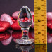 Adam & Eve | Анальная пробка стеклянная размер M ADAM ET EVE RED HEART GEM GLASS PLUG MEDIUM. Цена 2 220 грн. Фото: 8