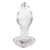 Adam & Eve | Стеклянная анальная пробка ADAM ET EVE RED HEART GEM GLASS PLUG SMALL. Цена 1 250 грн. Фото: 9