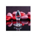 Adam & Eve | Стеклянная анальная пробка ADAM ET EVE RED HEART GEM GLASS PLUG SMALL. Цена 1 250 грн. Фото: 6