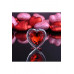 Adam & Eve | Стеклянная анальная пробка ADAM ET EVE RED HEART GEM GLASS PLUG SMALL. Цена 1 250 грн. Фото: 4