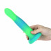 ADDICTION | Фалоімітатор Addiction Rave Glow In The Dark Dildo Blue Green 8" що світлиться в темряві (20.32 см). Ціна 2158 грн. Фото: 4