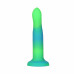 ADDICTION | Фалоімітатор Addiction Rave Glow In The Dark Dildo Blue Green 8" що світлиться в темряві (20.32 см). Ціна 2158 грн. Фото: 2