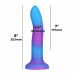 ADDICTION | Фаллоимитатор Addiction Rave Glow In The Dark Dildo Blue Purple 8" светящийся в темноте (20.32 см). Цена 2 158 грн. Фото: 3