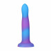 ADDICTION | Фаллоимитатор Addiction Rave Glow In The Dark Dildo Blue Purple 8" светящийся в темноте (20.32 см). Цена 2 158 грн. Фото: 2